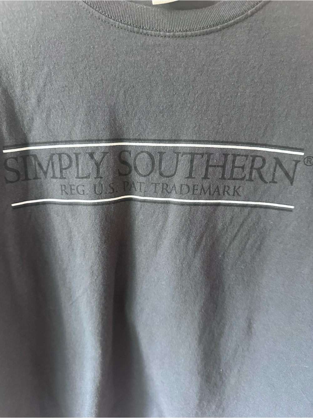 Simply Southern United States of America red hat dog T shirt Medium - Picture 3 of 7